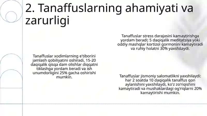 Ish jarayonidagi tanaffuslarni va ish tugashini rasmiylashtirish 4