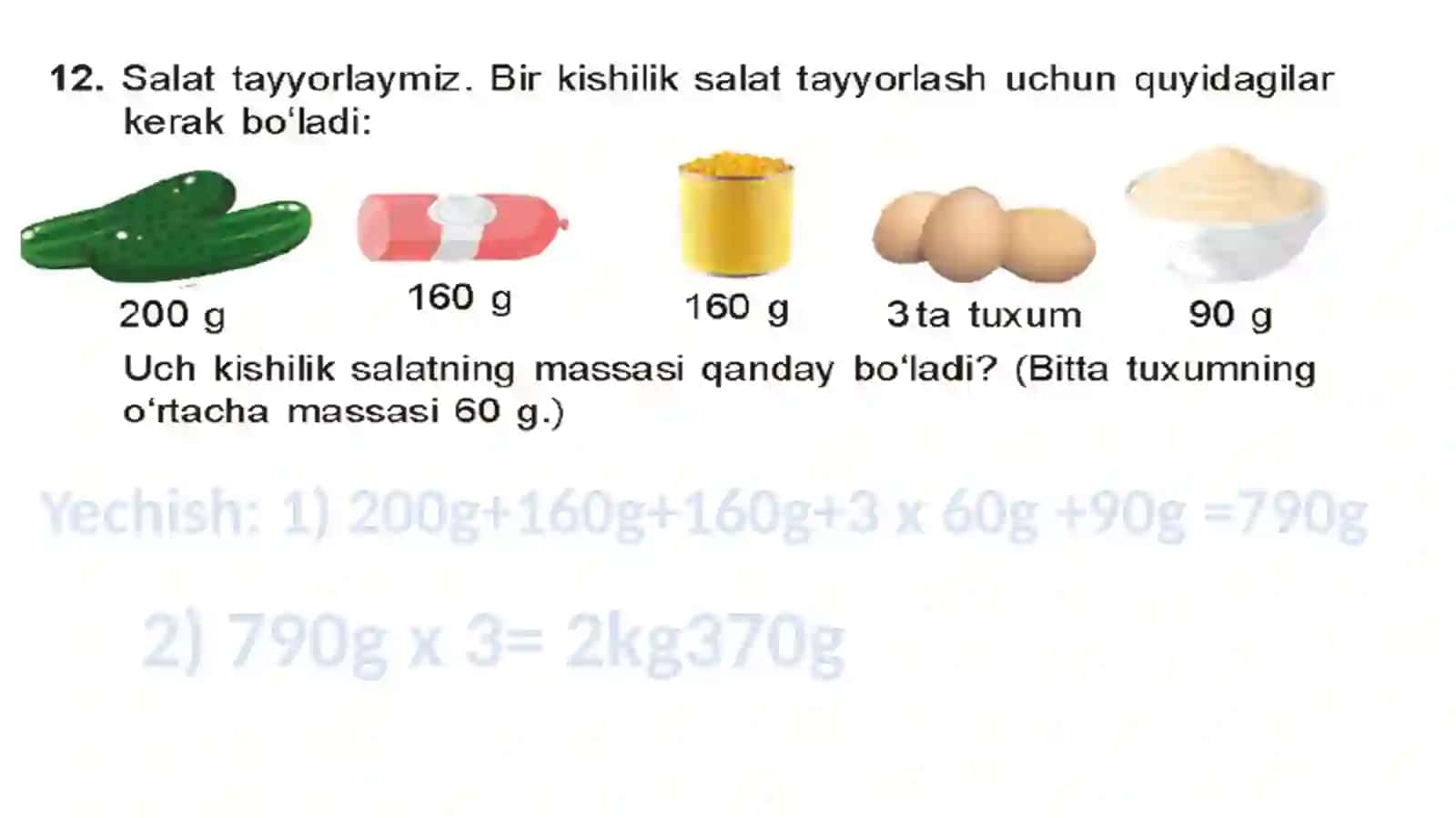 4-sinf matematika .Sonli nur va shkala 4