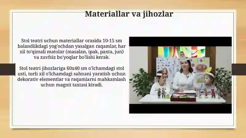 Stol Teatri Tashkilotida 4