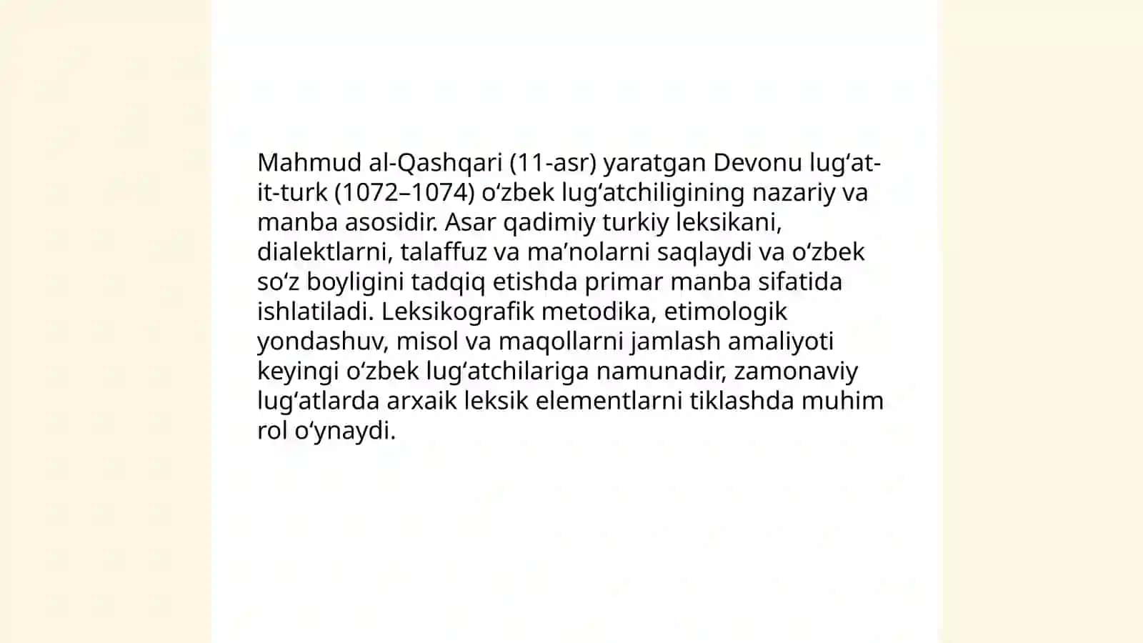 O'zbek leksikografiyasining tarixiy ildizlari 4