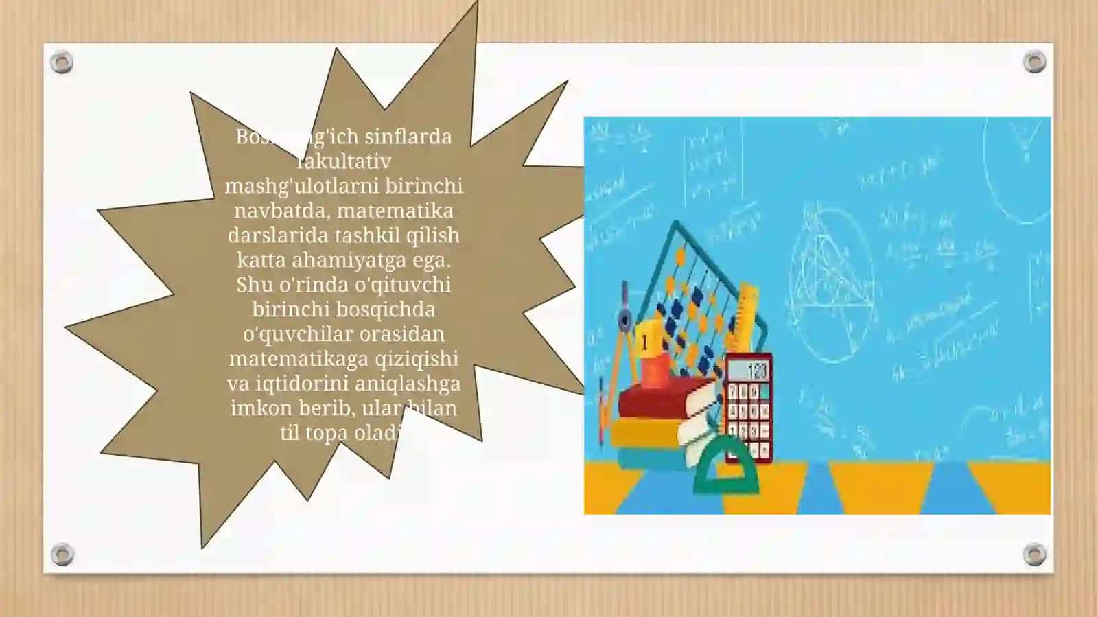 Boshlang’ich sinfda matеmatikadan fakultativ mashg’ulotlar 4