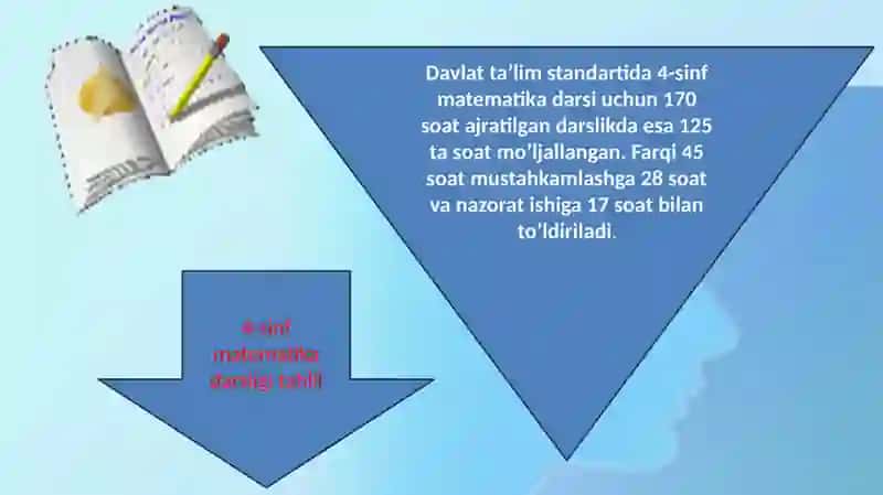 Boshlanģich sinflarda matematikadan DTS tahlili 4