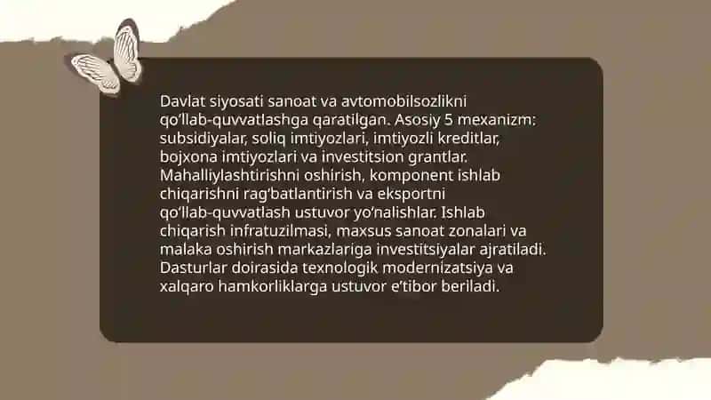 O'zbekistonda avtomobilsozlikning tarixiy rivojlanishi 4