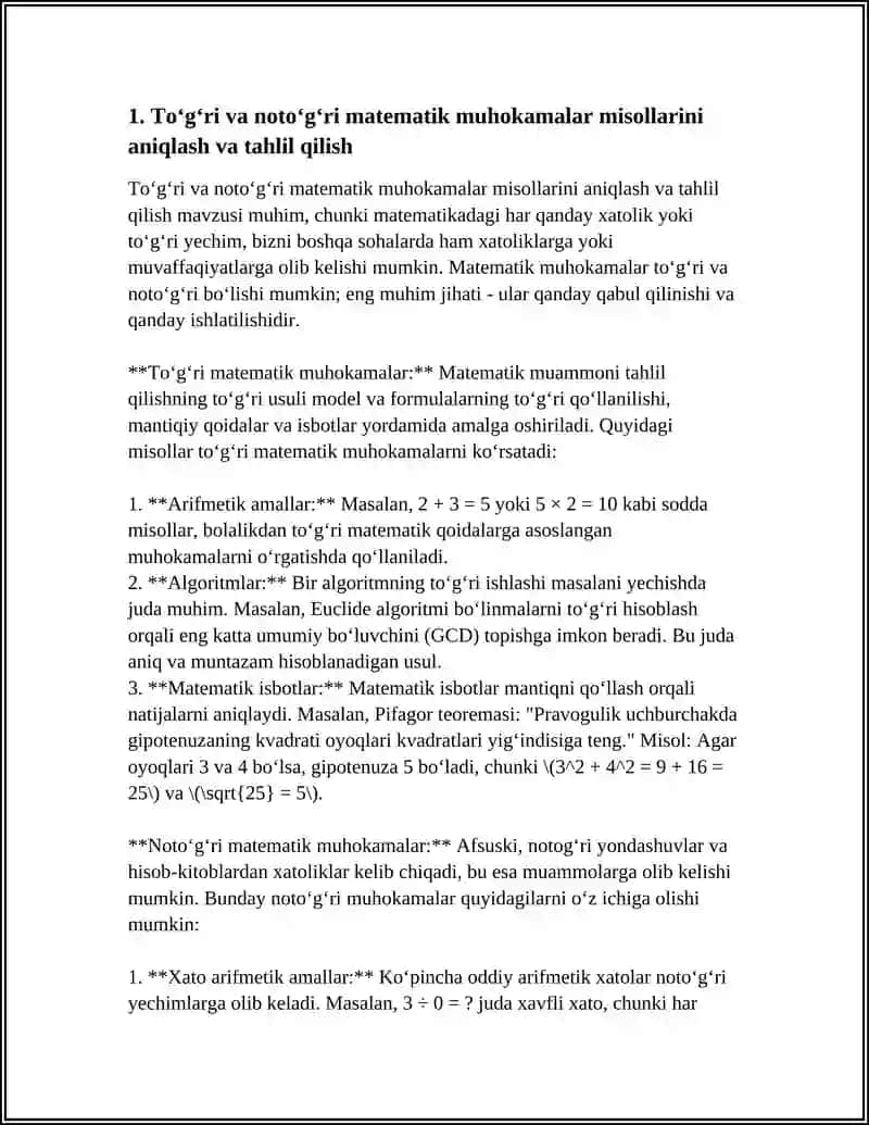 MATEMATIK ISBOTLASH USULLARI 4