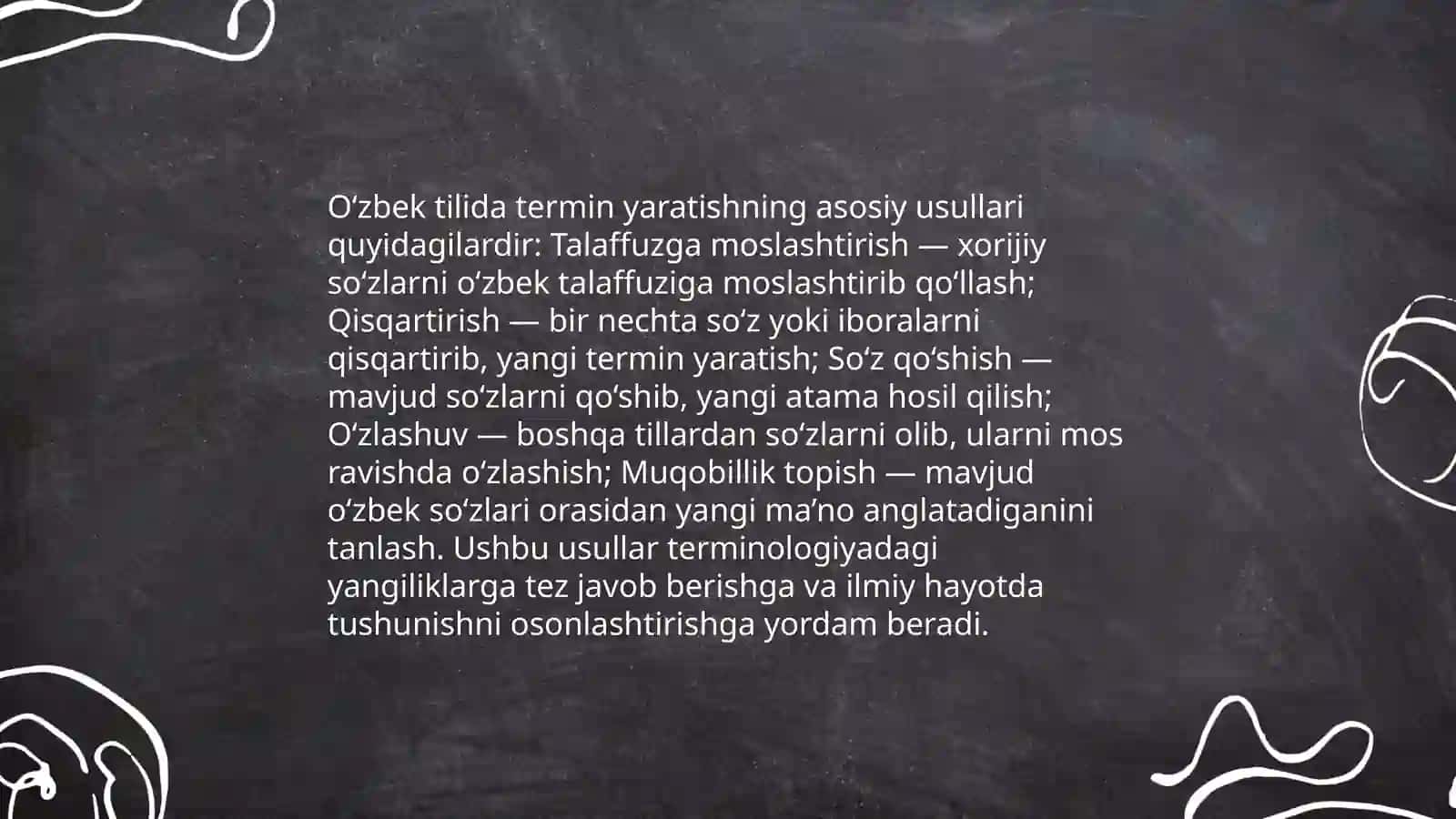 Terminlarning yasalish usullari 4
