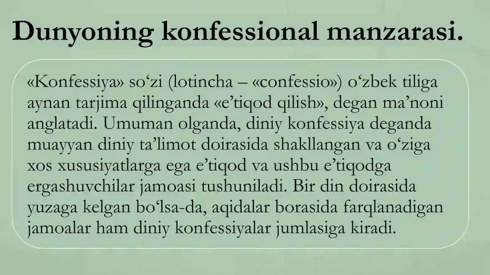 11 YANGI DINIY HARAKATLAR VA SEKTALAR 4