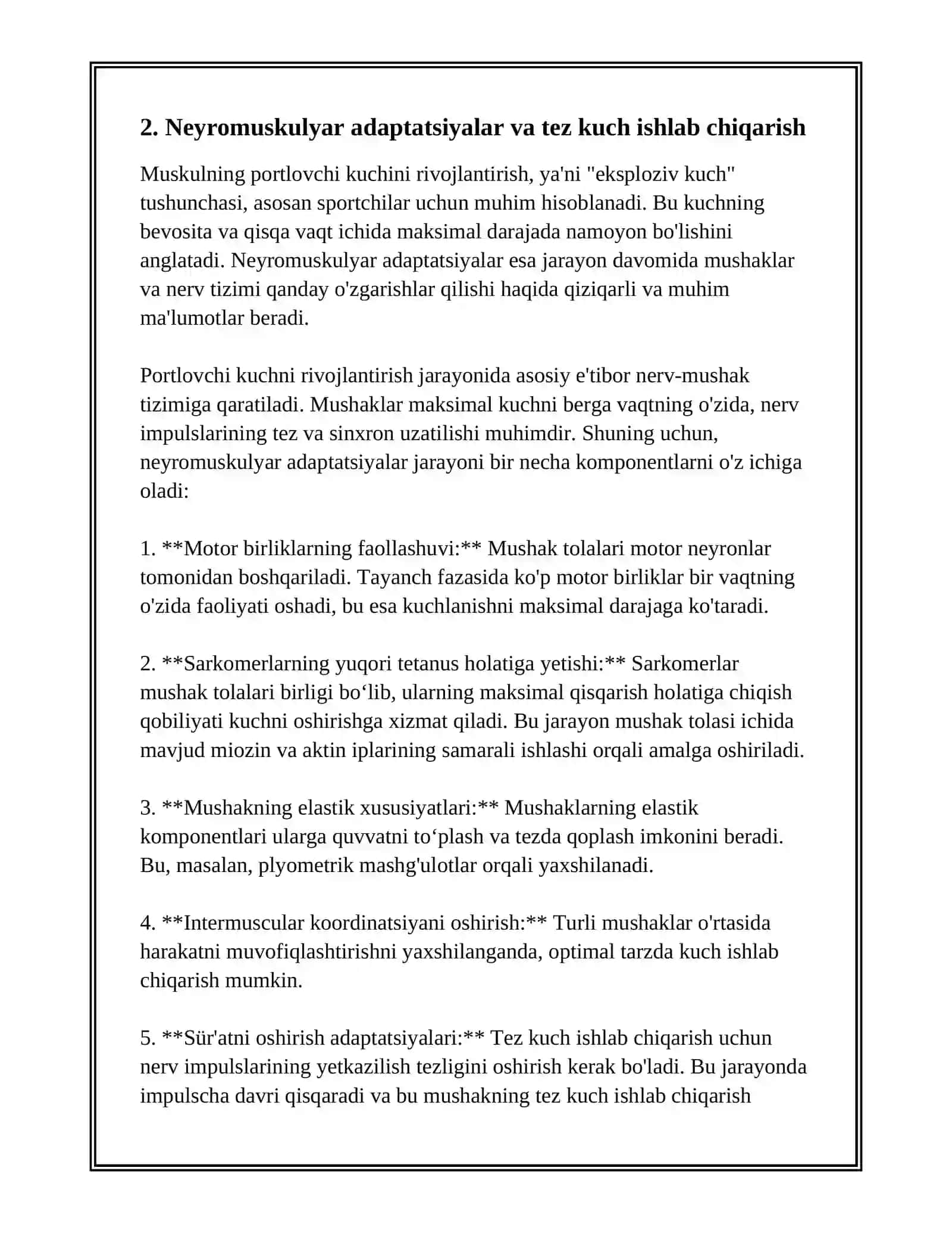 MUSKULNING PORTLOVCHI KUCHINI RIVOJLANISHI 4
