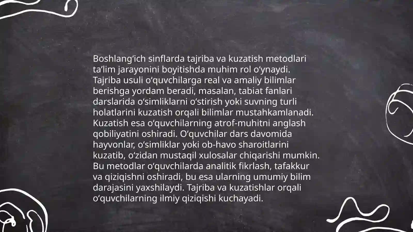 Boshlangʻich taʼlimda tabiiy fanlar oʻqitish vositalari va texnologiyalari 4