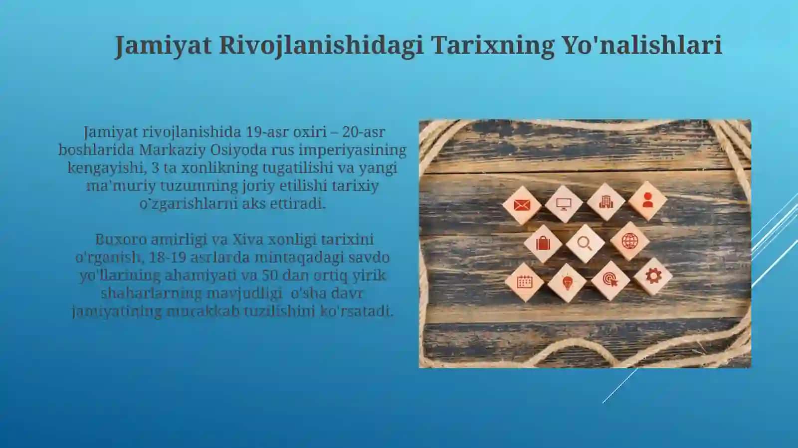 Jamiyattaraqqiyotidatarixningmazmuni,yo‘nalishlarivakonsepsiyalari 4