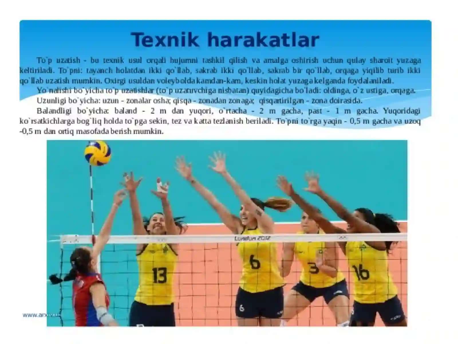 O'yin texnikasi.Sport texnikasing umumiy asoslari. Texnikaning tasniflanishi 4