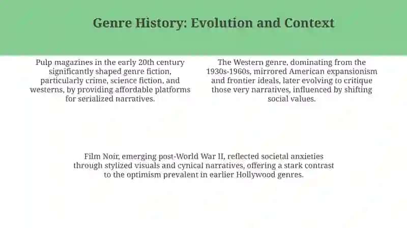 Peculiarities of different genres 4