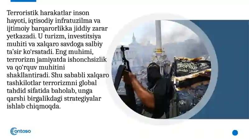 xalqaro tashkilotlarning terrorizmga qarshi kurashining ahamiyati 4