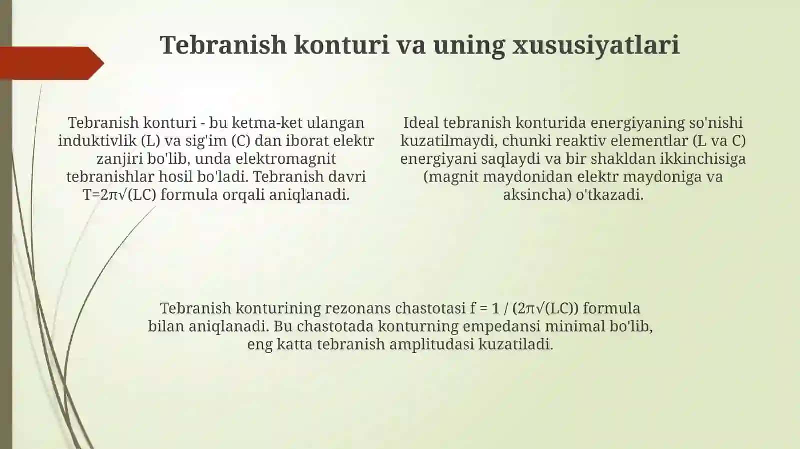 Elektromagnit tebranishlar 4