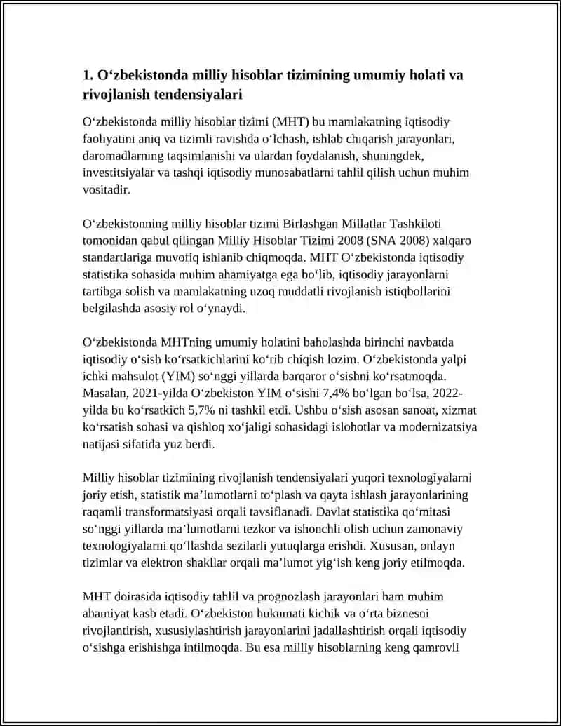 Oʻzbekistonda milliy hisoblar tizimi holati va istiqbollari 4