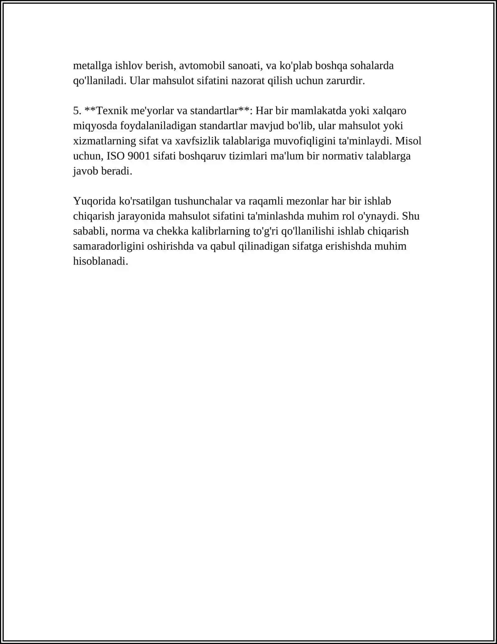 NORMAL VA CHEKKA KALIBRLAR 4