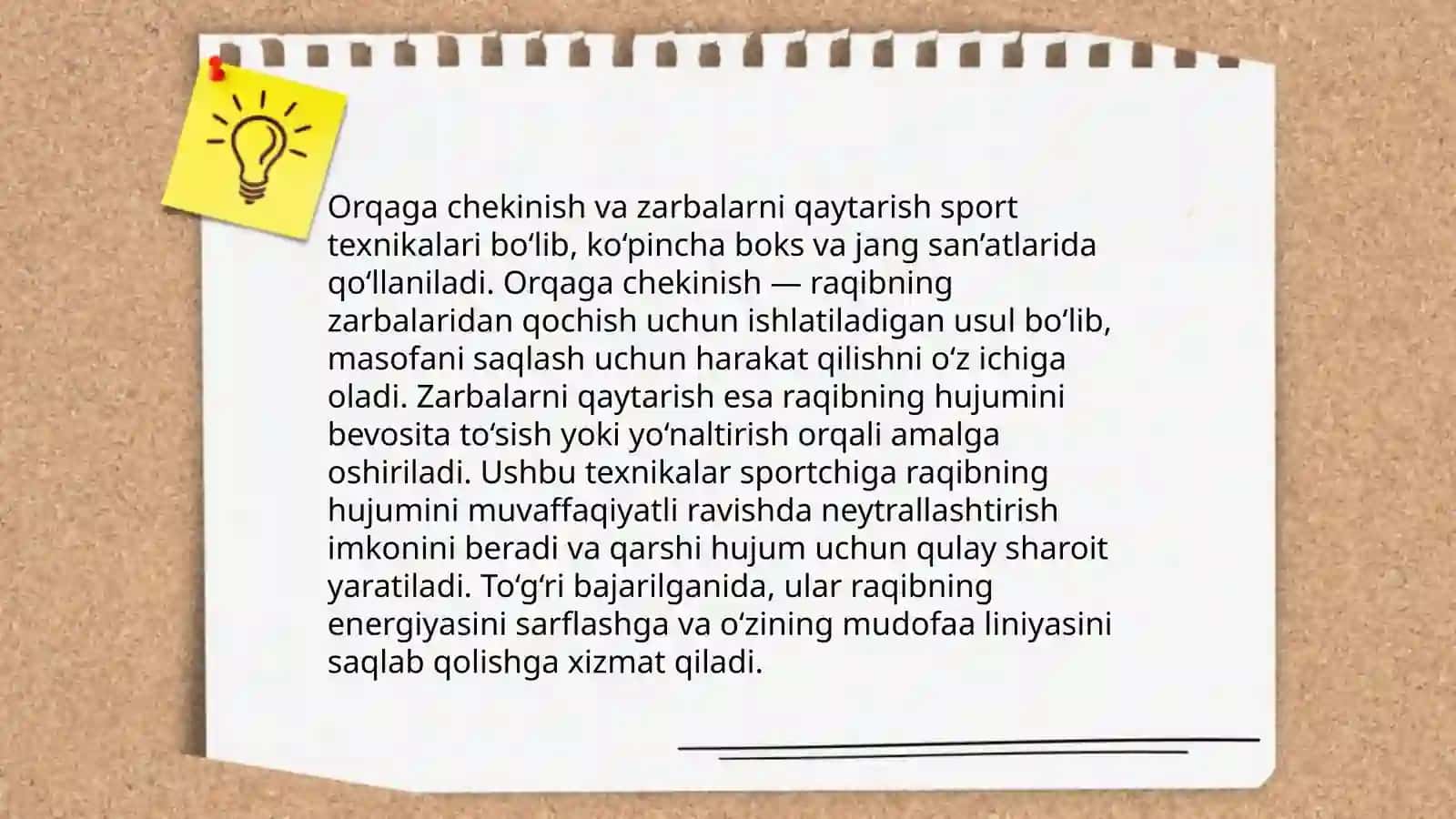 Pasdan zarbalar va ularni takomillashtirish usuliyati boksda 4