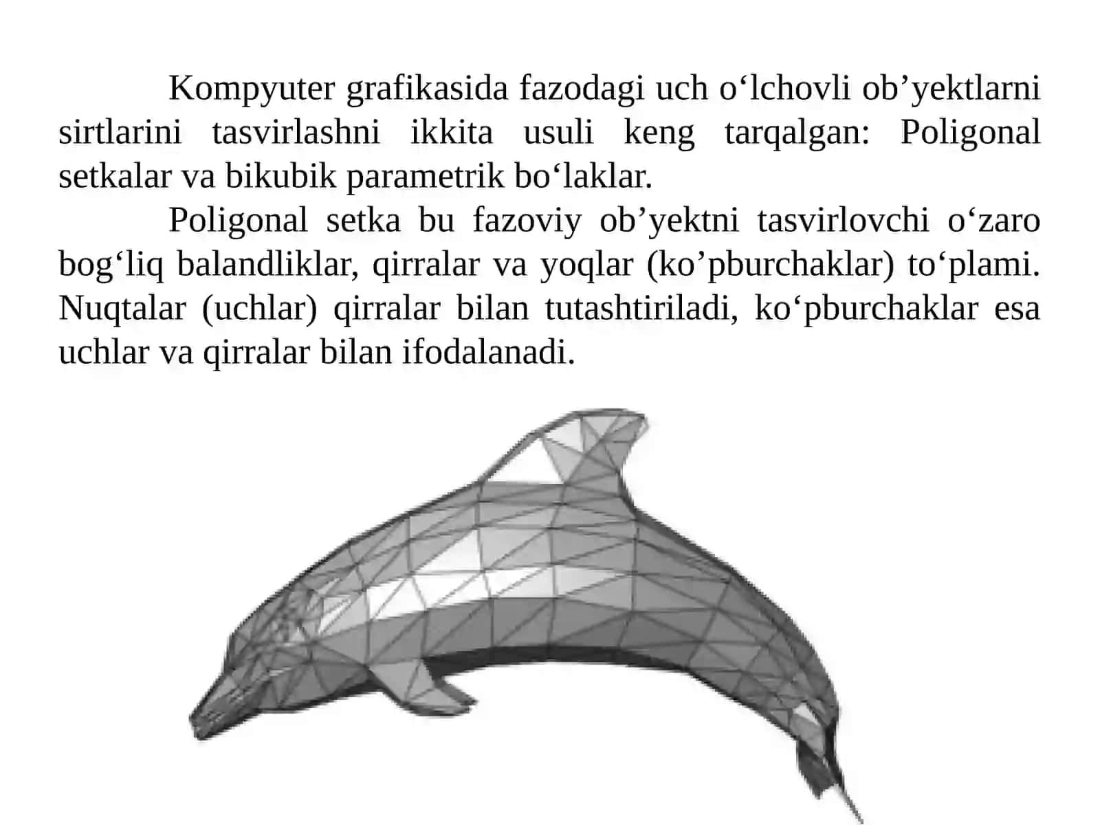 Kompyuter grafikasida geometrik shakllarni ifodalash 4