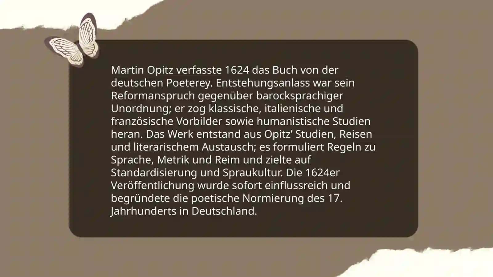Martin Opitz: Buch von der Deutschen Poeterey 4