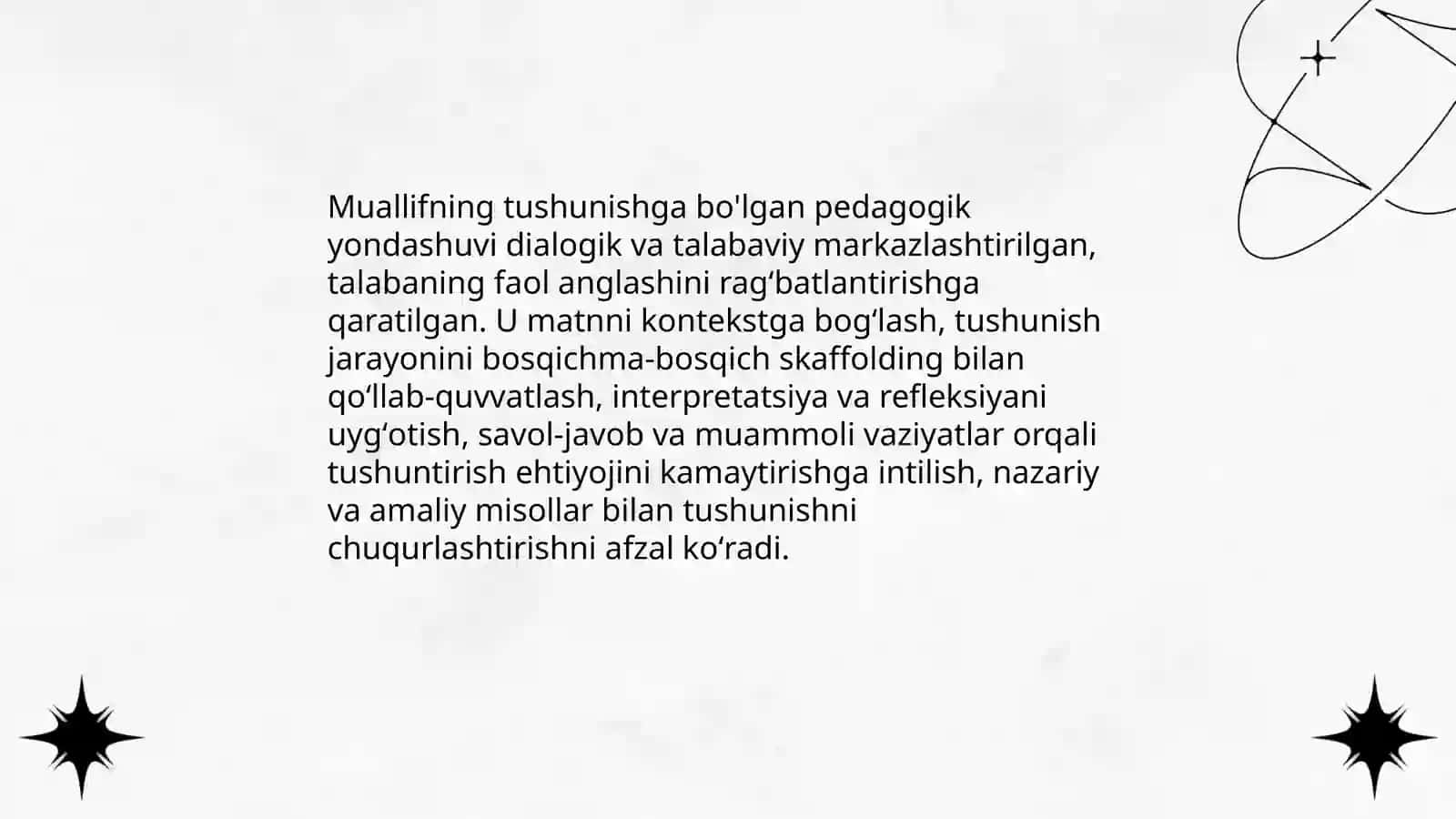 Yoniq soʻz. Anglashning azobli yoʻli. Tushunish va tushuntirish 4