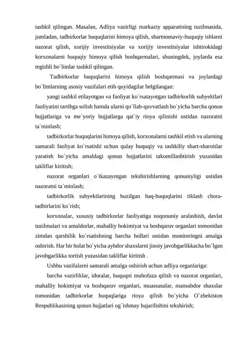 Xo'jalik yurituvchi subyektlar huquqiy asoslari 4
