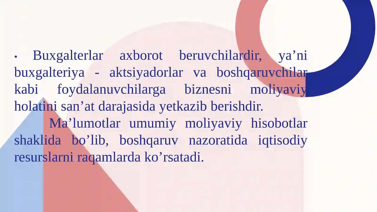BUXGALTERIYA HISOBI” FANIGАKIRISh. BUXGALTERIYA BALANSI 4