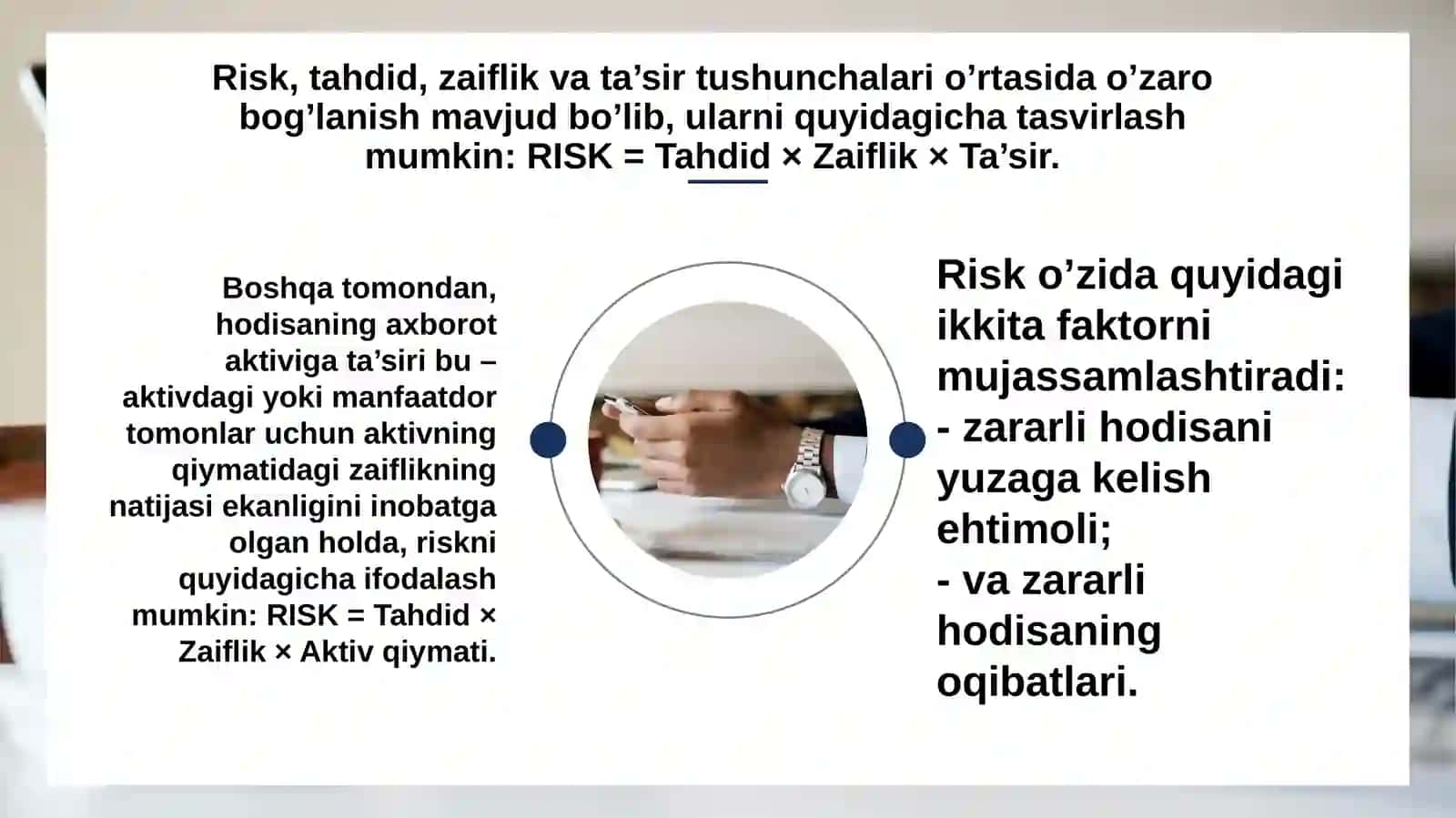 Risklarni o'lchash usullari 4