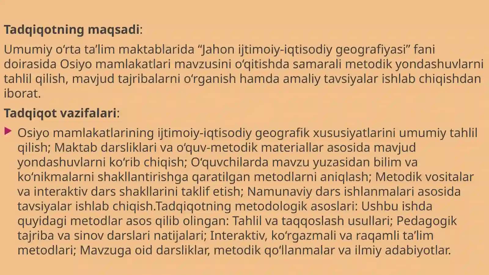 Osiyo Mamlakatlari Ijtimoiy-Iqtisodiy Geografiyasi Kursi 4
