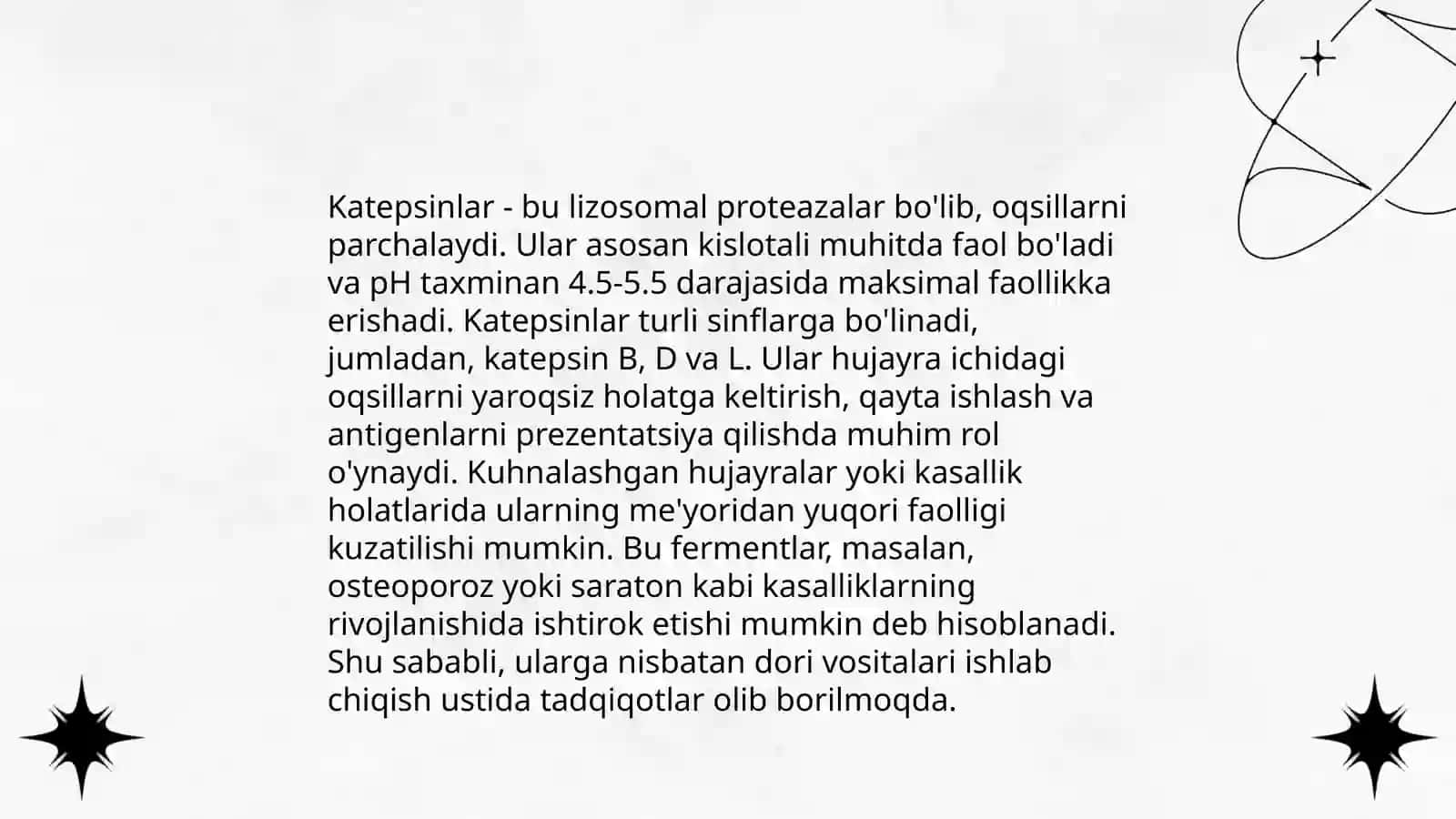 Katepsinlar va ularning klinik ahamiyati 4