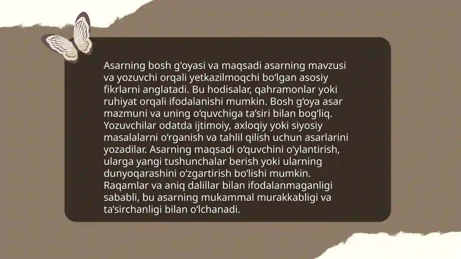 N.Eshonqulning "Go'ro'g'li yoxud hayot suvi" asari badiiy tahlili 4