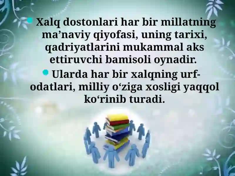 Xalqpedagogikasidadostonlarningtarbiyaviyahamiyati 4