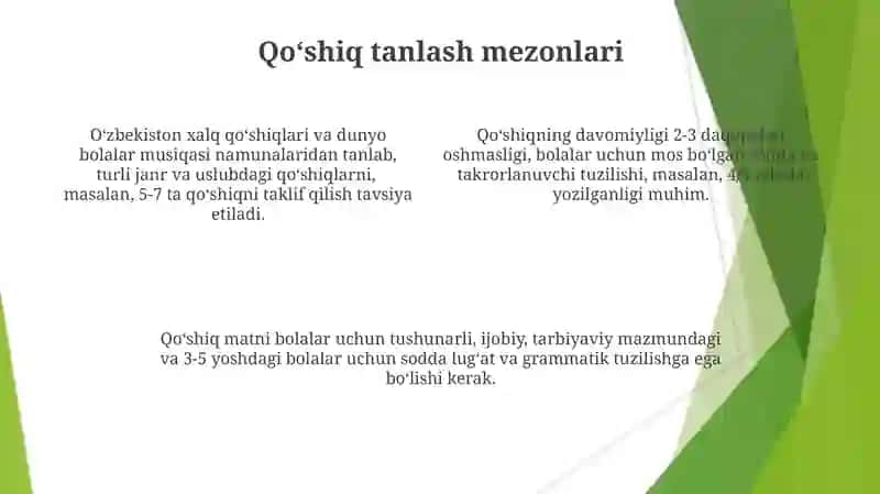 Musiqa va ritmik harakatlar 4