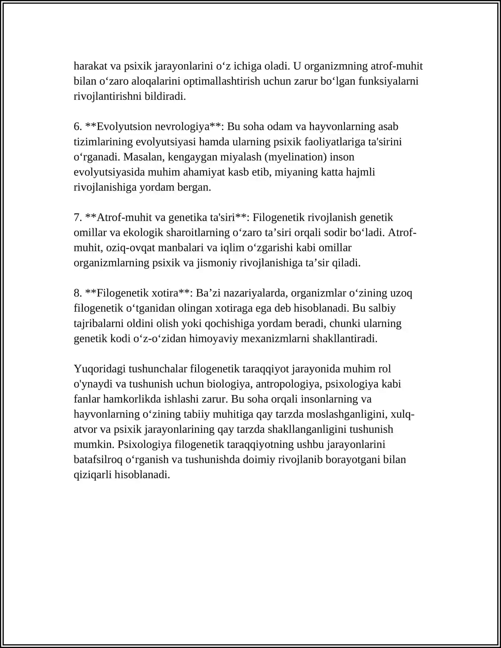 PSIXIKANING FILOGENETIK TARAQQIYOTI 4
