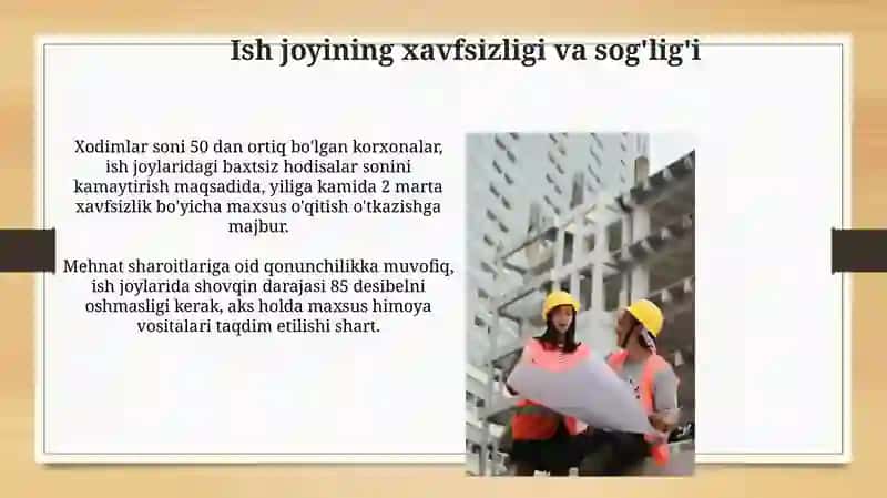 Mehnat nizolari vaularini hal qilish 4