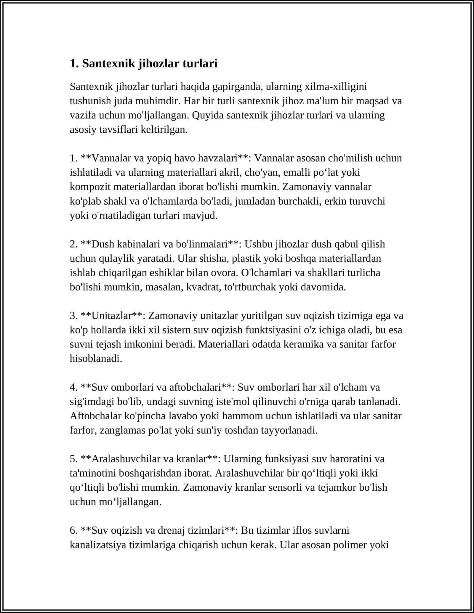 Santexnik Jihozlar Mantaji 4