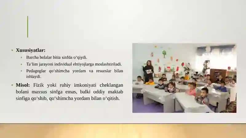 Inklyuziv va integratsiya ta'limining bir-biridan farqi 4