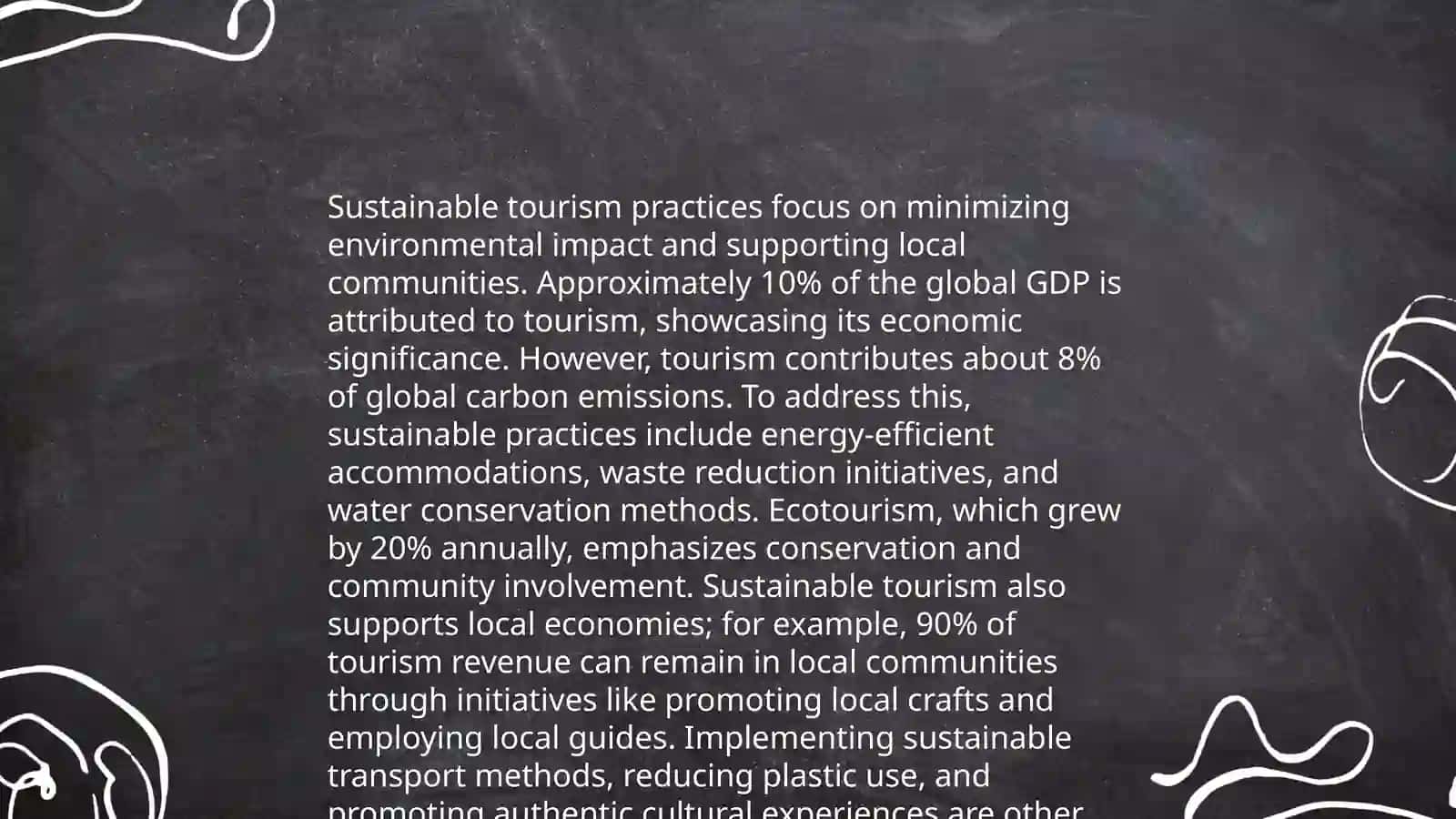 The changement of environment in tourism 4