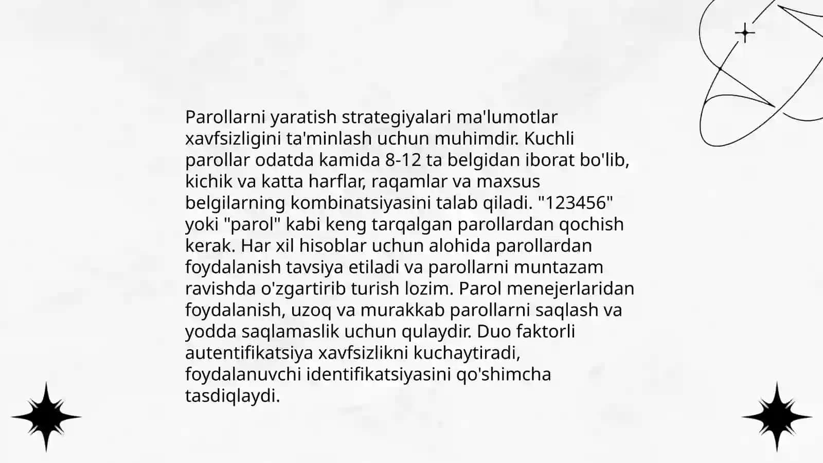 Parollarni boshqarish tizimlari va ulardan foydalanish 4