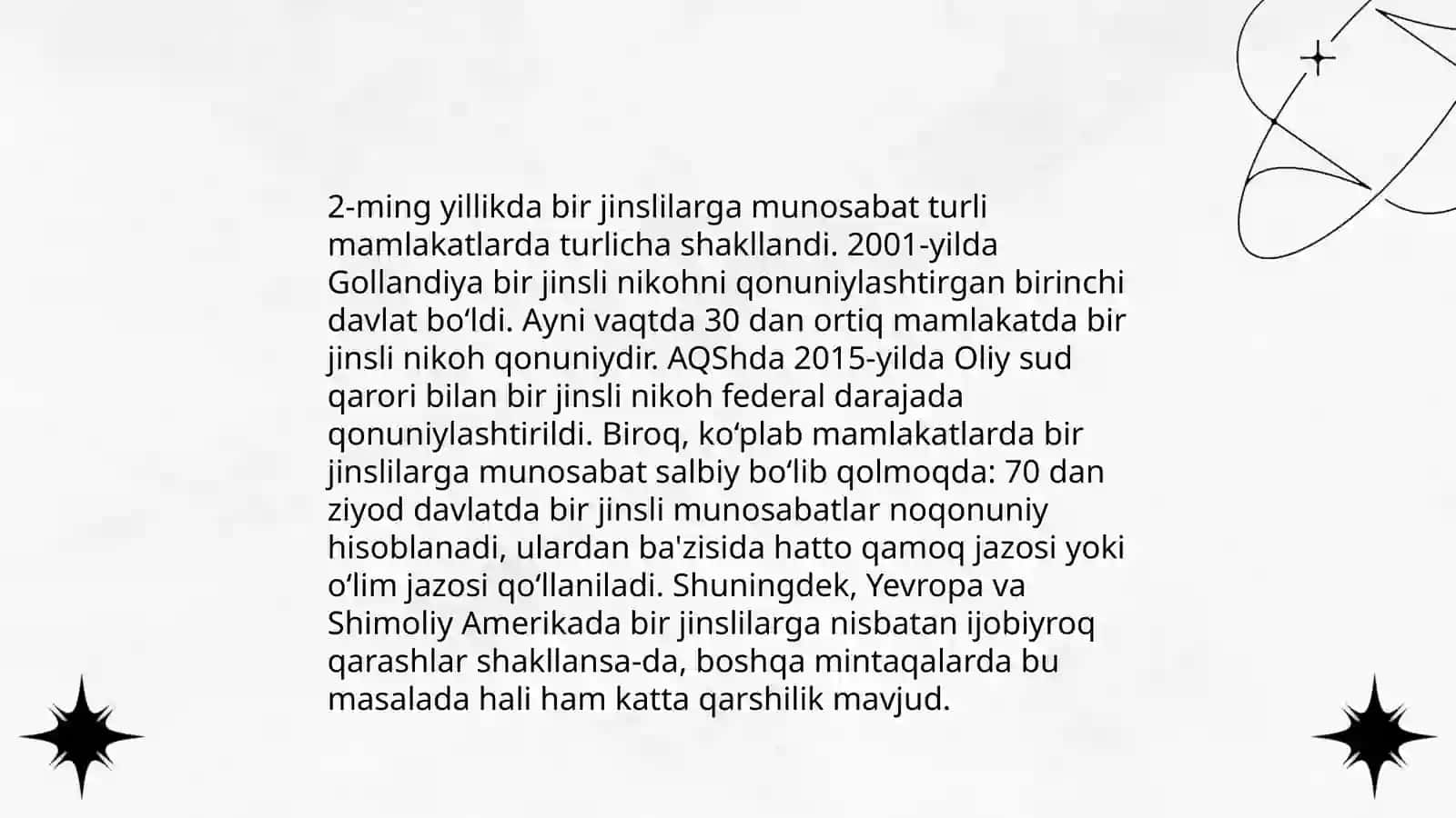 Qadimgi madaniyatlarda 1 jinslilik 4