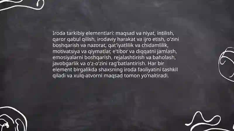 Iroda borasidagi nazariya 4