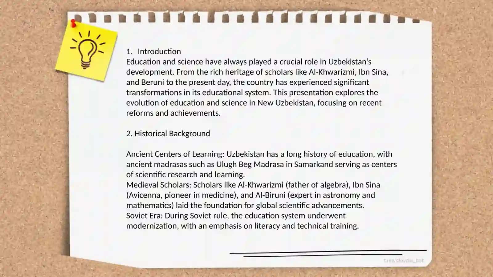 A Glance at the History of Education and the Development of Science in New Uzbekistan 4