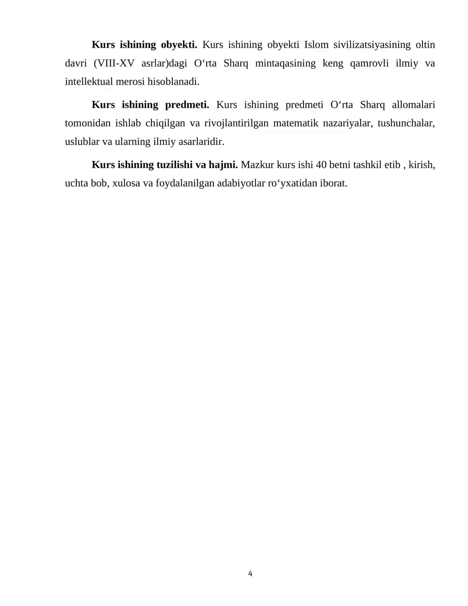 O‘RTA SHARQ ALLOMALARINING MATEMATIKAGA QO’SHGAN HISSASI 4