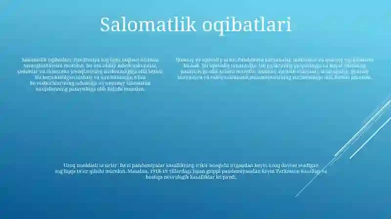 Pandimeya Xxi Asrning Global Muommosi Va Uning Oqibatlari 4