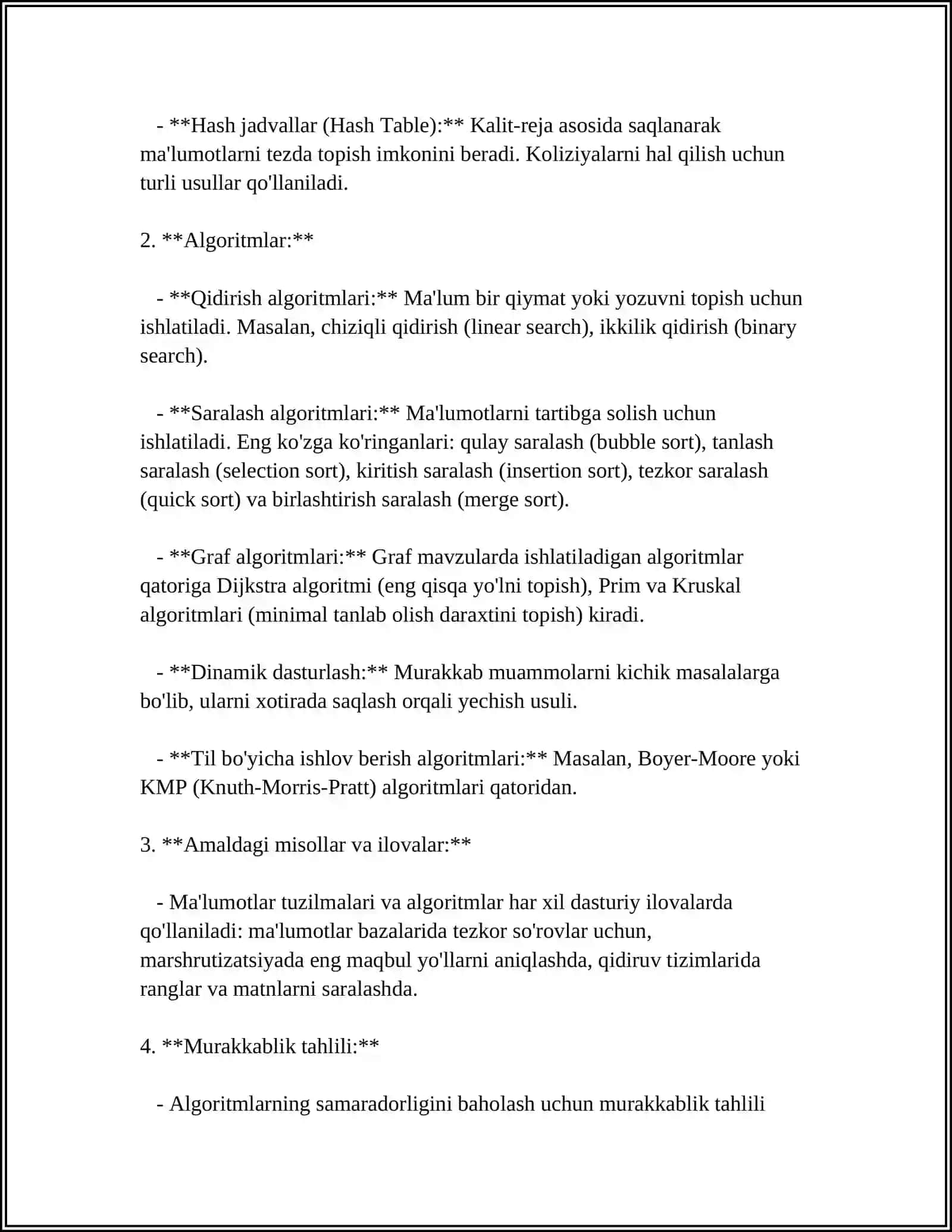 C# DASTURLASH TILIDA HISOBLASH RESURSLARIDAN OPTIMAL FOYDALANISH 4