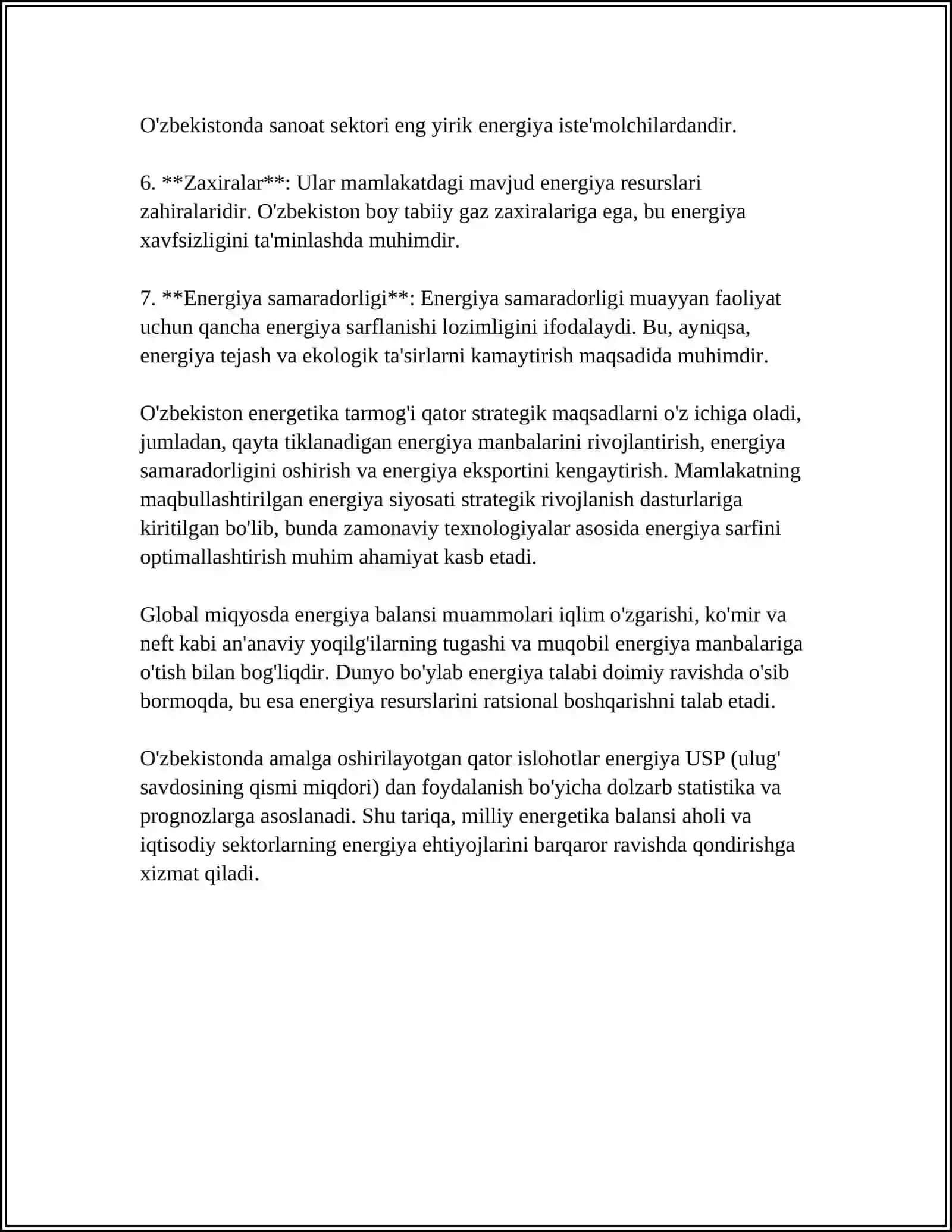 ENERGIYA BALANSINI TUZISH 4