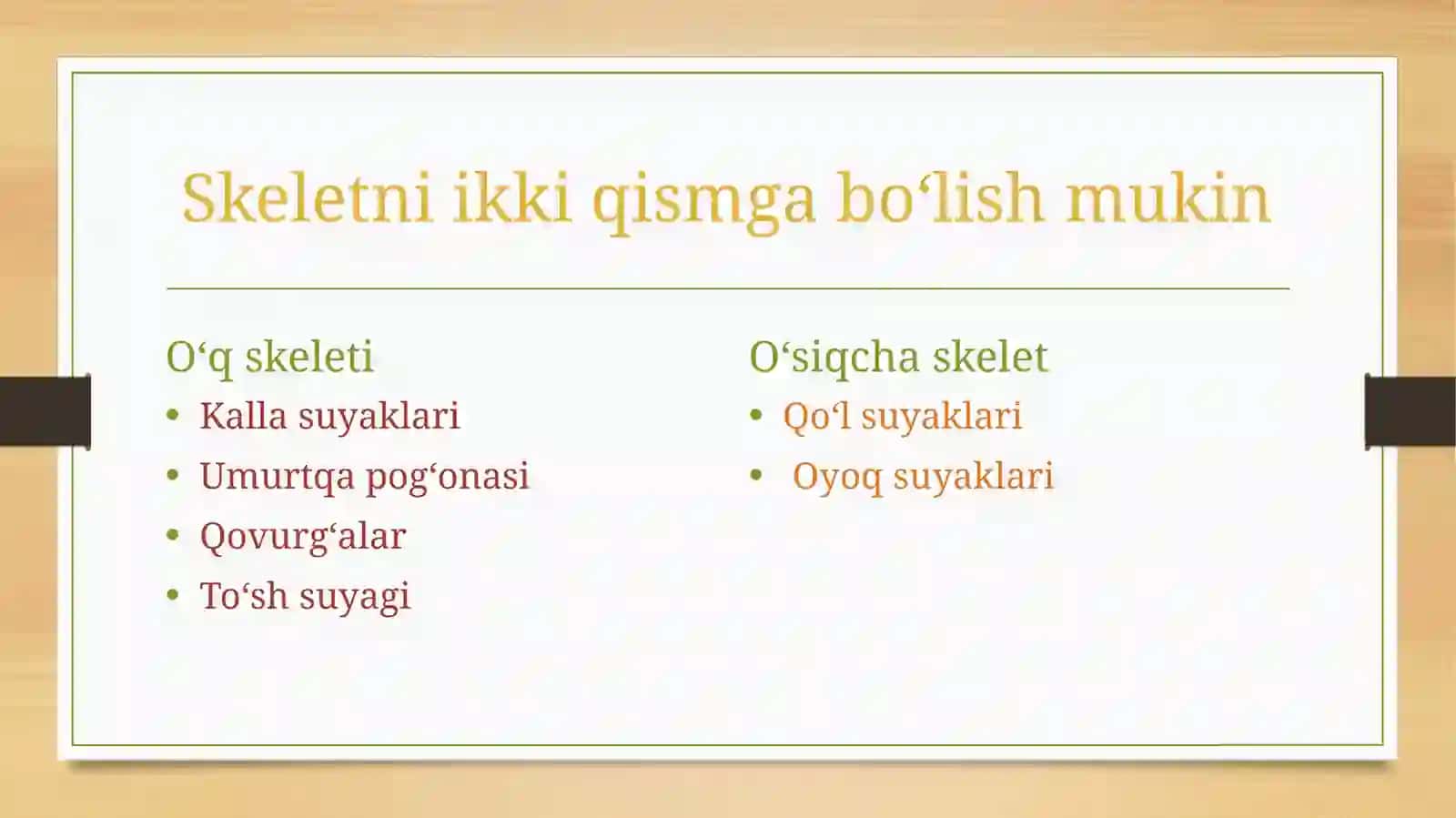 Suyaklar haqida 4