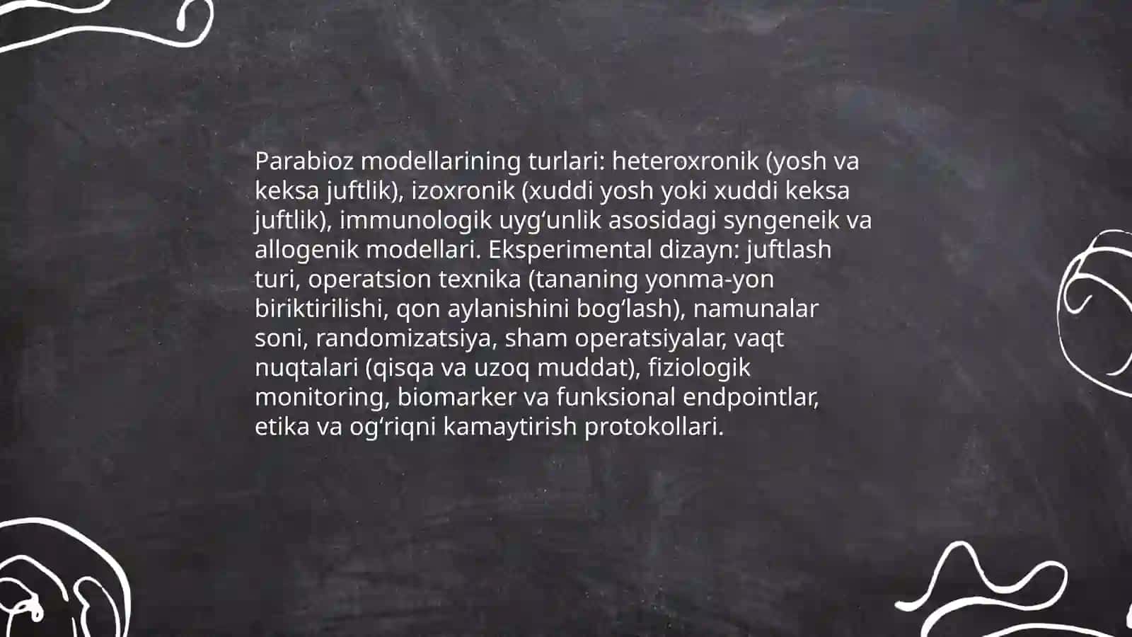 Parabioz holati. Glial hujayralarning funksiyalari. Akson transporti 4