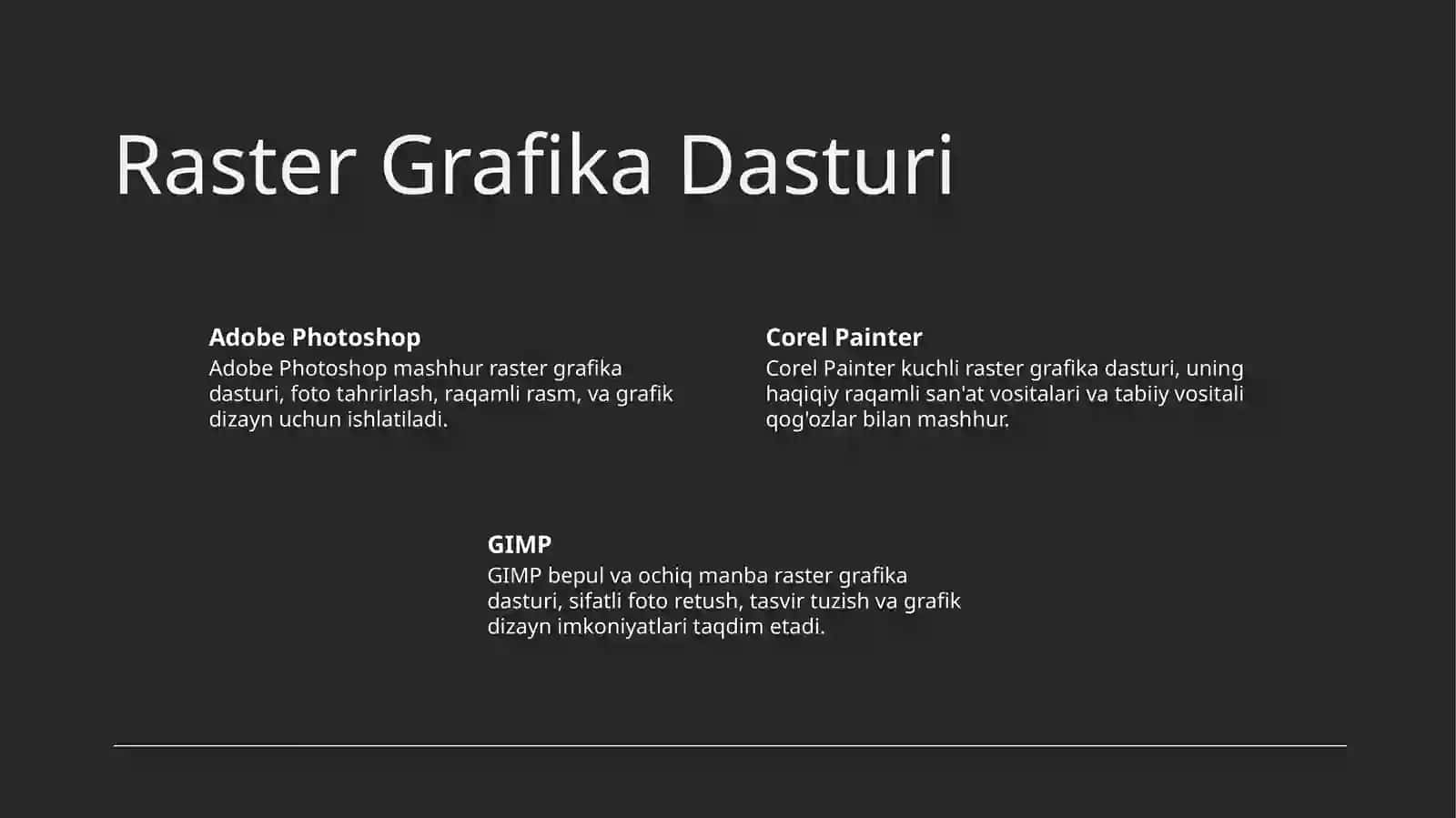 Grafik dasturlar turlari 4