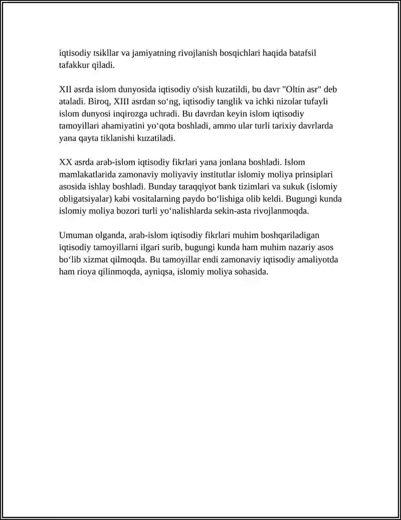 ARAB-ISLOM RESPUBLIKALARINING IQTISODIY FIKRLARI 4
