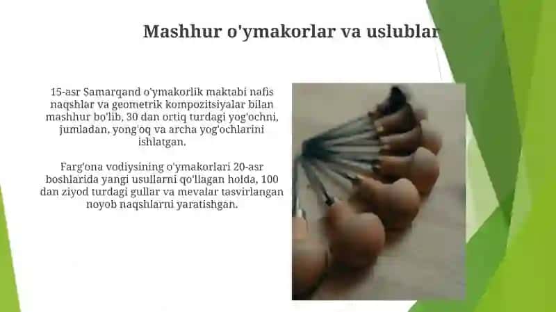 Ganch o'ymakorligi sanati 4