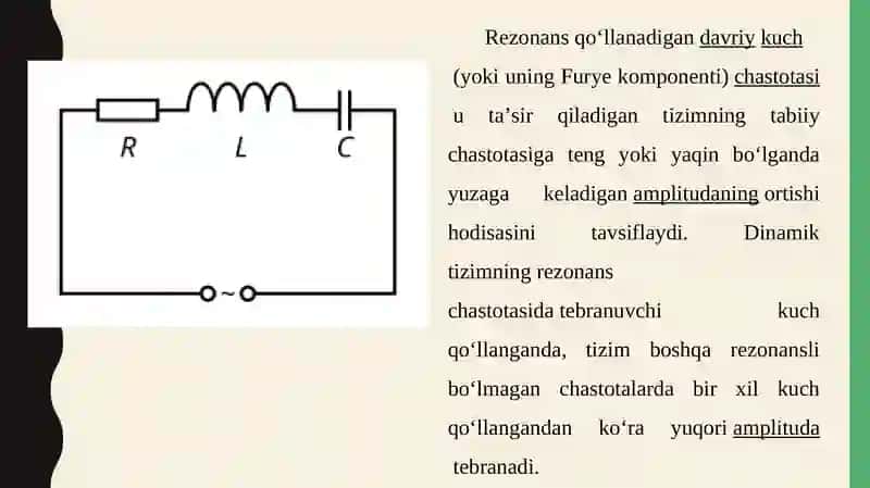 KUCHLANISHLAR REZONANSI 4